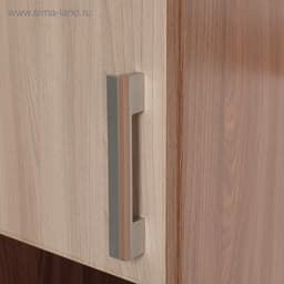 Стол компьютерный «Клик Мебель», 1230×570×1600 мм, с надстройкой, цвет ясень шимо тёмный/светлый