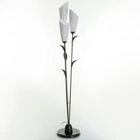 Торшер напольный BayerLux «Лепесток», 3×15 Вт, E27, черный, 28×28×153 см