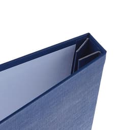 Папка «Выпускная квалификационная работа» бумвинил, гребешки/сутаж, без бумаги, синяя (вместимость до 150 листов)