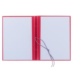 Папка «Магистерская диссертация» бумвинил, гребешки/сутаж, без бумаги, красная, (вместимость до 300 листов)