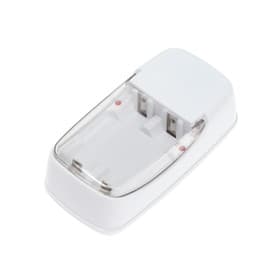 Зарядное устройство для двух АКБ АА или ААА CHR-57, вилка складная, ток заряда 180 мА, белое