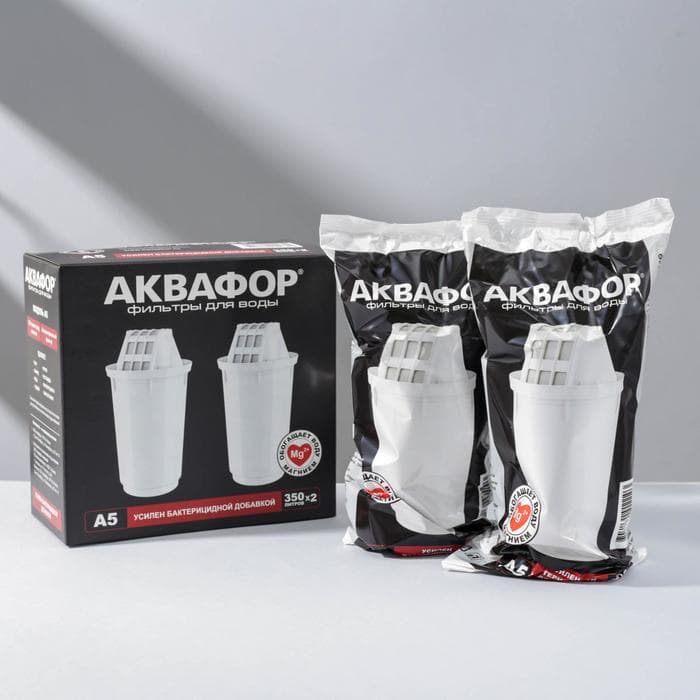 Набор сменных картриджей «Аквафор. А-5», 2 шт., обогащает воду магнием