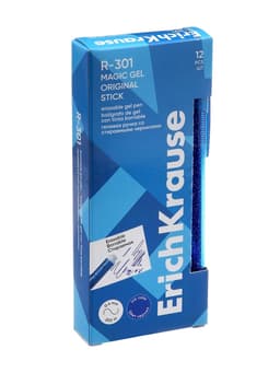 Стираемая ручка ErichKrause R=301 Magic Gel, гелевая, узел 0.5 мм, синяя