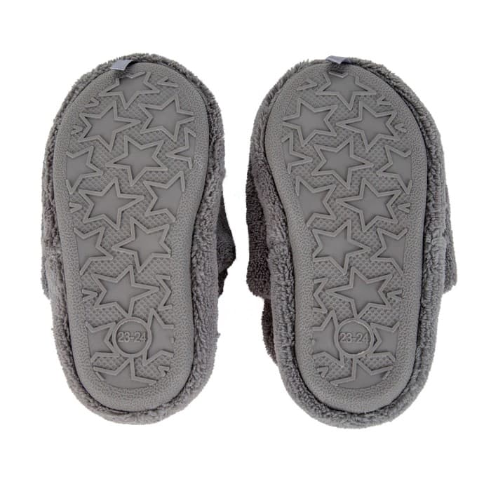Тапочки детские, цвет серый, размер 23-24