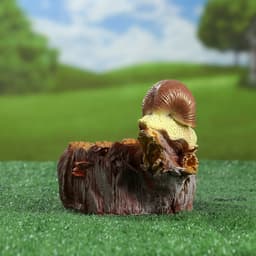 Садовая фигура - кормушка из полистоуна «Улитки», 24×15×14 см