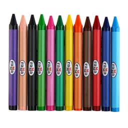 Мелки восковые 12 цветов, «Гамма», трёхгранные