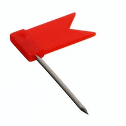 Набор кнопок «Флажки», цветные, в пластиковой упаковке