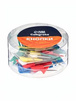Набор кнопок «Флажки», цветные, в пластиковой упаковке