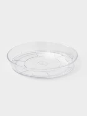 Поддон для цветочных горшков, d=10 см, пластиковый, прозрачный