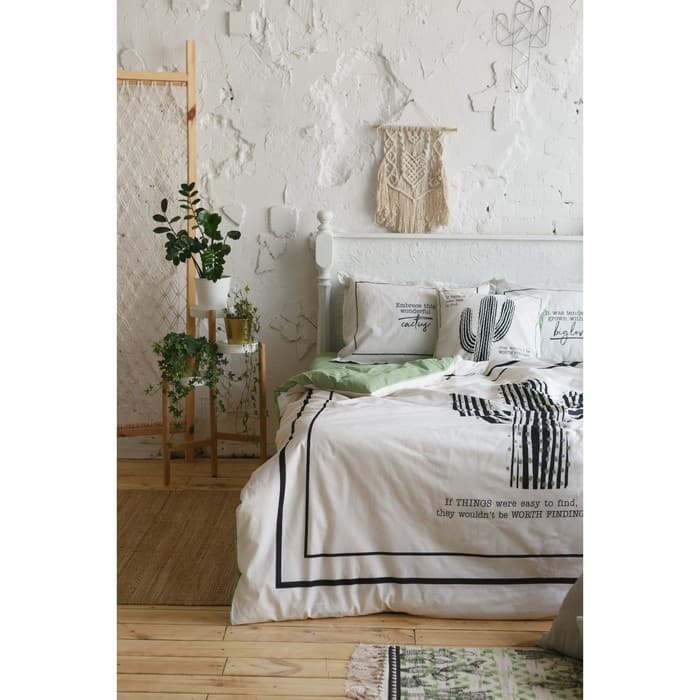 Постельное бельё 2-спальное «Этель. Кактус», ранфорс