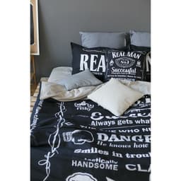 Постельное бельё евро «Этель» Real Man, ранфорс