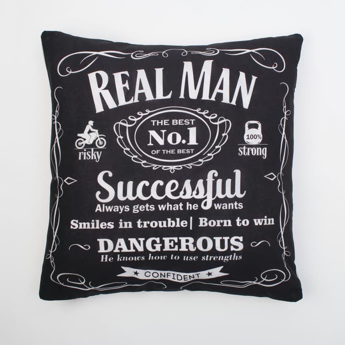 Постельное бельё евро «Этель» Real Man, ранфорс