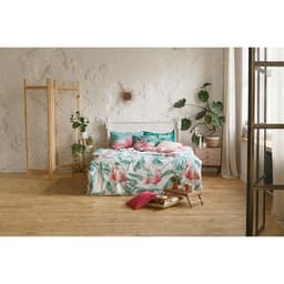 Постельное бельё евро «Этель. Фламинго», ранфорс