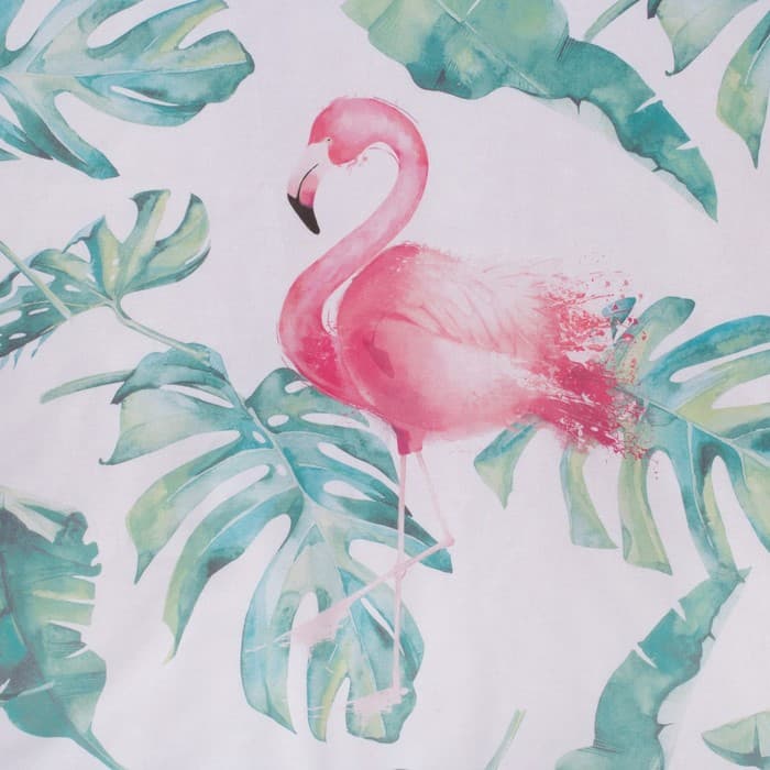 Постельное бельё евро «Этель. Фламинго», ранфорс