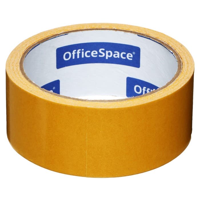Клейкая лента двусторонняя 38 мм × 10 м OfficeSpace, полипропилен