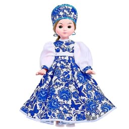 Кукла «Василина Гжель», 45 см, МИКС