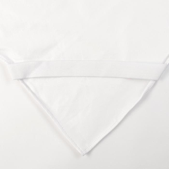 Наматрасник (мулетон), 60×140 см, махра, белый