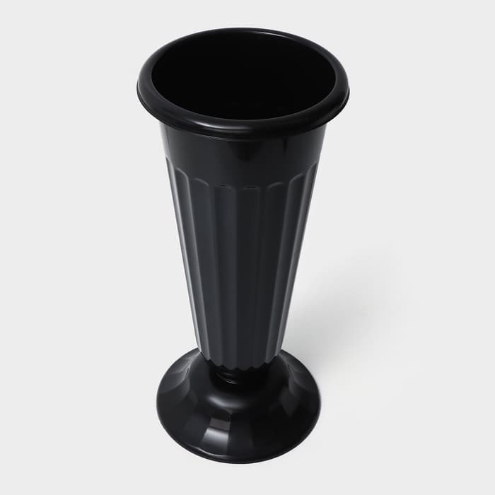 Ваза для цветов, 5 л, d=21.5 см, h=47 см, пластиковая, МИКС