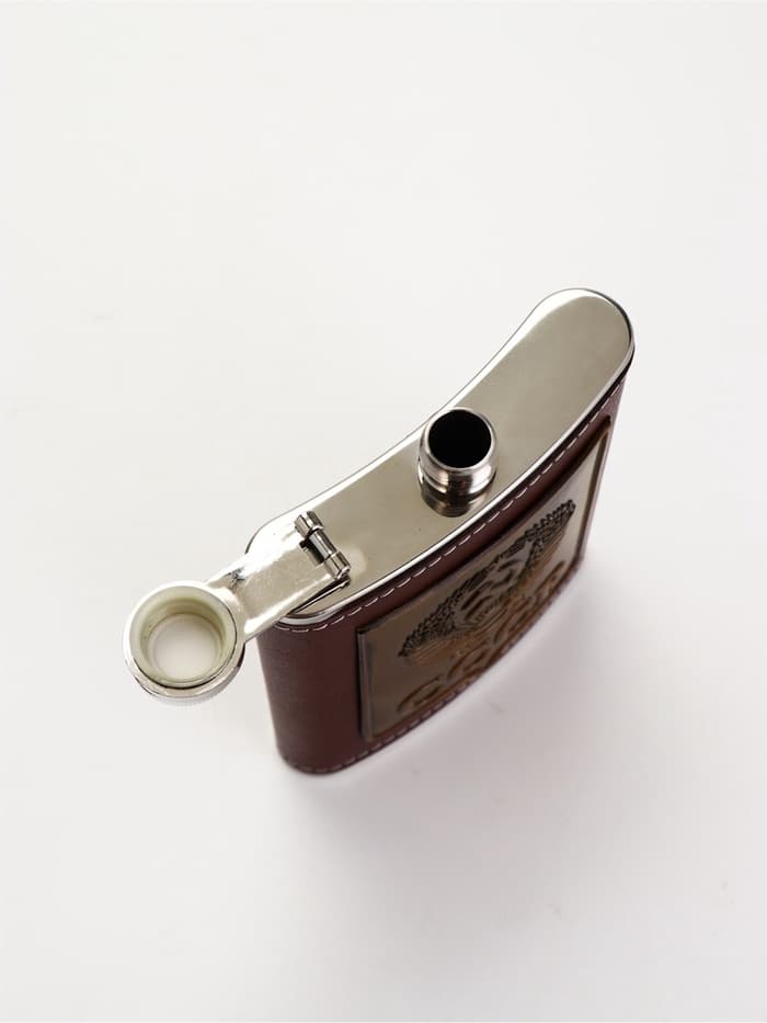 Фляжка «СССР», 240 мл, коричневая