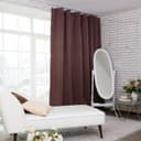 Штора блэкаут портьерная «Этель», 250×265 см, шоколадная