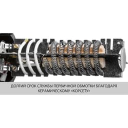Фен технический «ЗУБР» ФТ-2000, 2000 Вт, 350/650 °С, насадки 3 шт., защита от перегрева