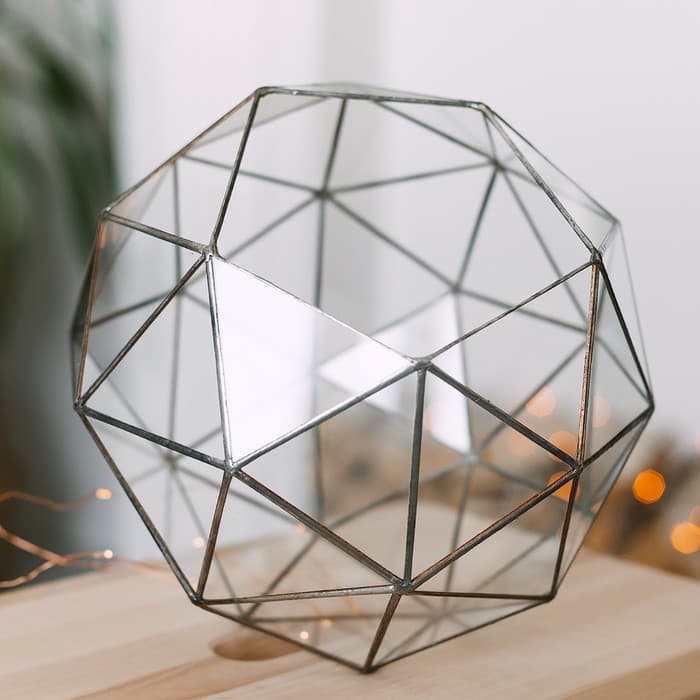 Флорариум «Сложный», стекло, швы медь