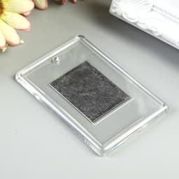Заготовка акрилового магнита, 5×7.5 см, прозрачный, (набор 2 детали+пакет)