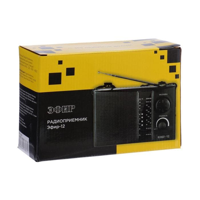Радиоприемник «Эфир-12», FM 64-108 МГц, 220 В