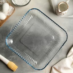 Форма для запекания Paşabahçe Borcam, 3.2 л, 28×28×6 см, с ручками, жаропрочное стекло