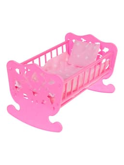 Кровать кукольная, с комплектом белья: матрас, подушка, одеяло (48×30 см)