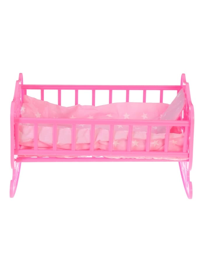 Кровать кукольная, с комплектом белья: матрас, подушка, одеяло (48×30 см)