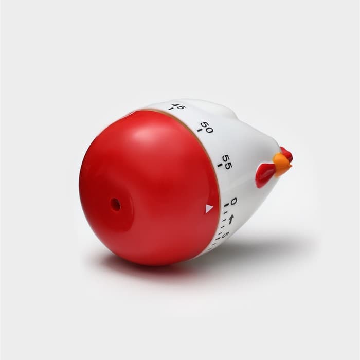 Таймер механический Доляна «Курочка», кухонный, 6.5×6.5×9.4 см