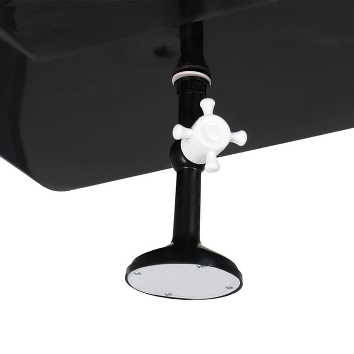 Душ дачный, 80×80×250 см, тент, бак пластиковый, 55 л, с ЭВН