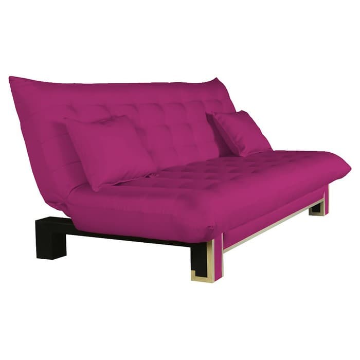 Диван «ПОЛО» Style, рогожка, спальное место 1200×1850 мм, цвет NEO berry