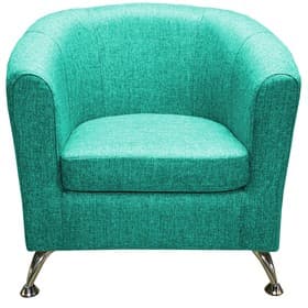 Кресло «Bo», 800×750×750 мм, рогожка azure