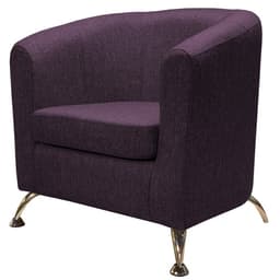 Кресло «Bo», 800×750×750 мм, рогожка баклажан