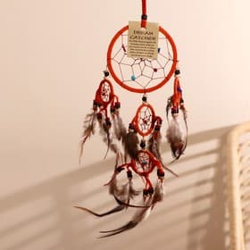 Ловец снов «Пять оранжевых колец», 0.7×15×40 см