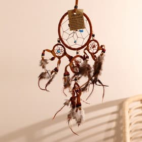 Ловец снов «Пять коричневых колец», 0.7×15×40 см