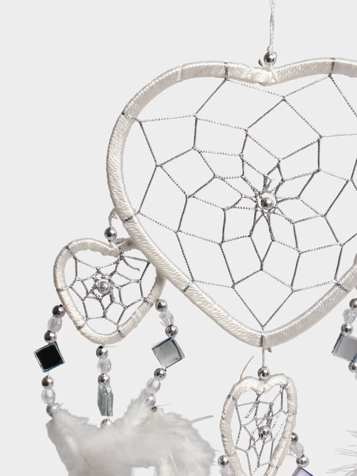 Ловец снов «Пять белых сердец», 0.7×16×45 см