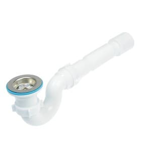 Сифон для душевого поддона «АНИ Пласт» Е115, 1 1/2" × 40 мм, с гофротрубой 50 мм