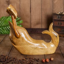 Подставка под бутылку «Классическая уточка», 37×28×13 см, дерево