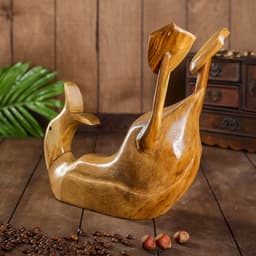 Подставка под бутылку «Классическая уточка», 37×28×13 см, дерево