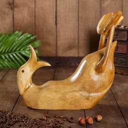 Подставка под бутылку «Классическая уточка», 37×28×13 см, дерево