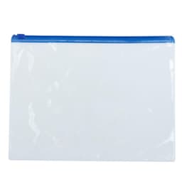 Папка-конверт на молнии формат А5 120мкр прозрачная молния МИКС 23.3×18 см