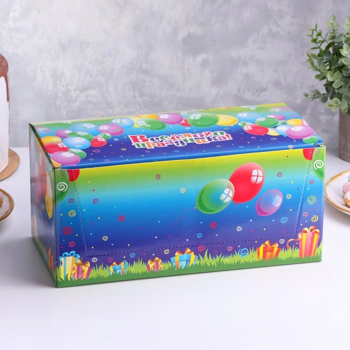 Свечи для торта цифры «С Днём Рождения», 10.2 см, в шоу-боксе, 50 штук