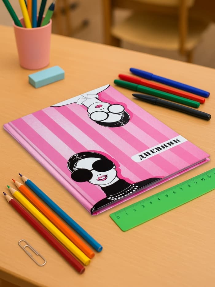 Дневник школьный для 1-11 классов, «Фэшн», твёрдая обложка 7БЦ, глянцевая ламинация, 40 листов