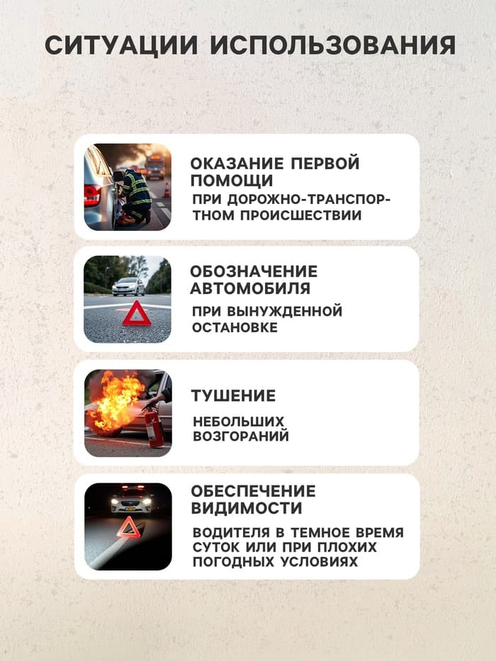 Набор автомобилиста «Базовый» Престиж №1, 5 предметов