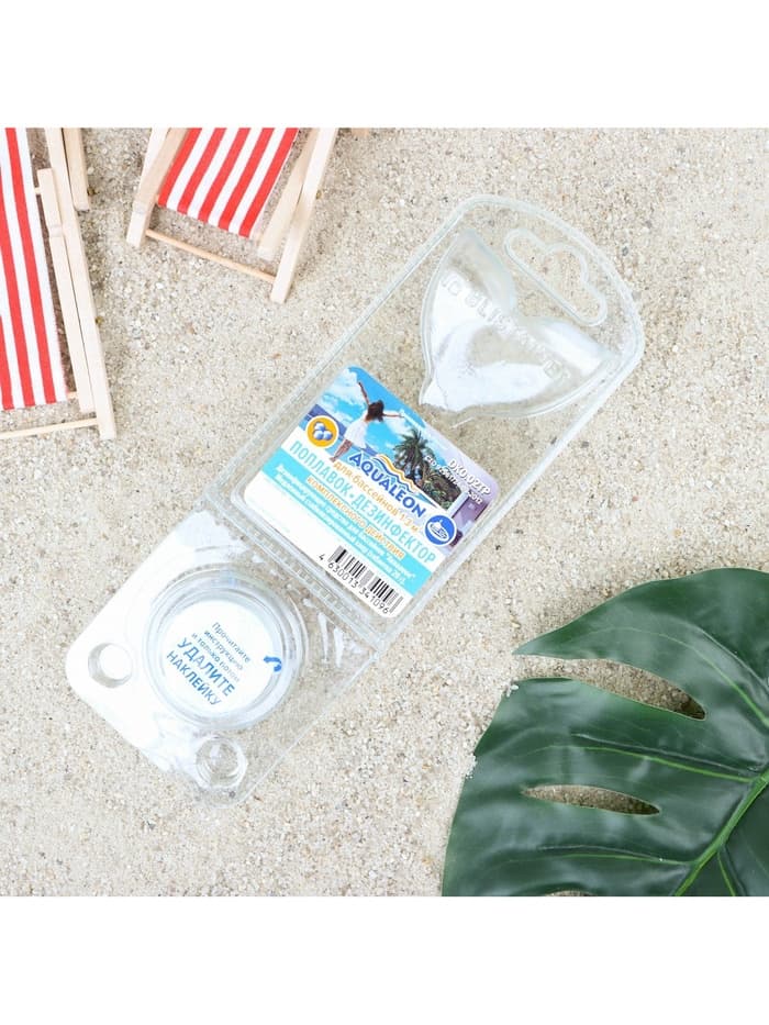 Медленный стабилизированный хлор Aqualeon комп., 20 г, 1 табл в дозаторе с поплавком