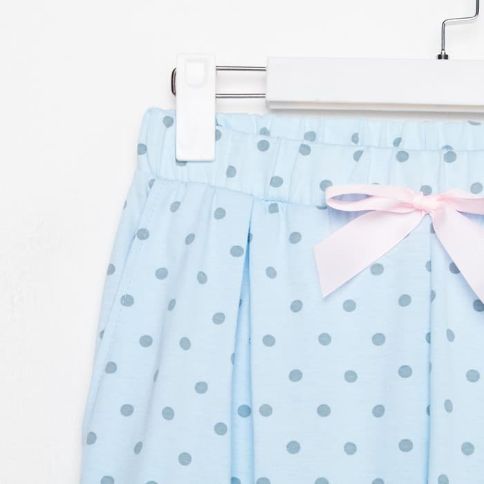 Пижама женская (брюки, топ) KAFTAN «Облачка», размер 40-42, цвет голубой, розовый