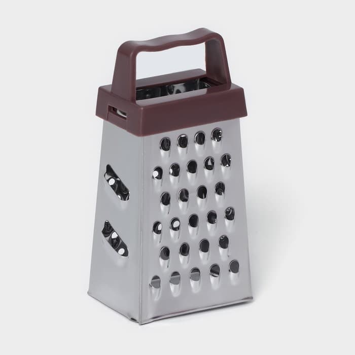 Тёрка четырёхгранная Доляна «Мини», 3.5×6.5×3 см, для корицы и шоколада, МИКС